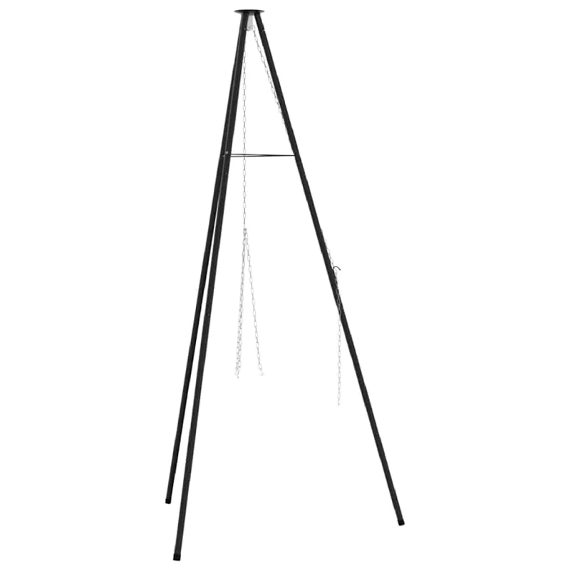 Laužavietės trikojis Juoda 92 x 92 x 191,5 cm Plienas
