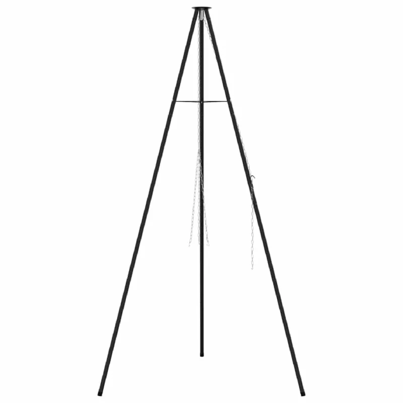 Laužavietės trikojis Juoda 92 x 92 x 191,5 cm Plienas