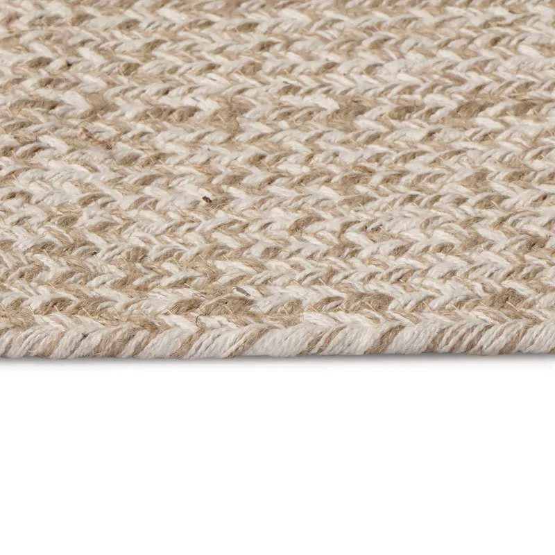 Zoninės kiliminės dangos Balta 152 x 245 cm Džiutas