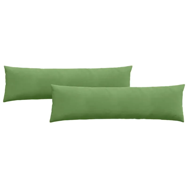 Sofa Pagalvės 2 pcs Šviesiai žalia 145 x 40 cm