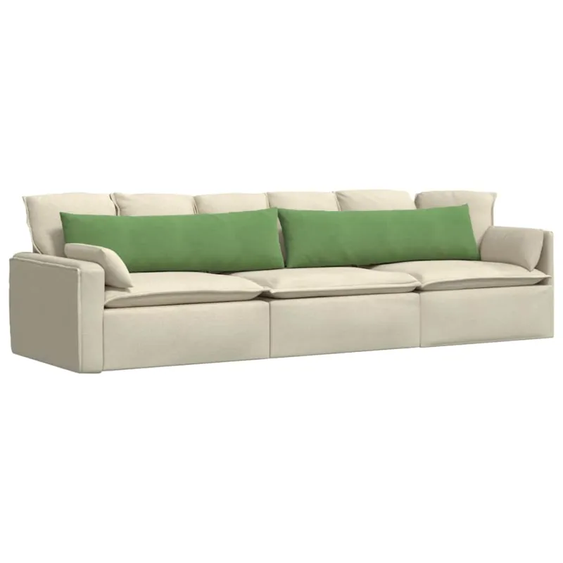 Sofa Pagalvės 2 pcs Šviesiai žalia 145 x 40 cm