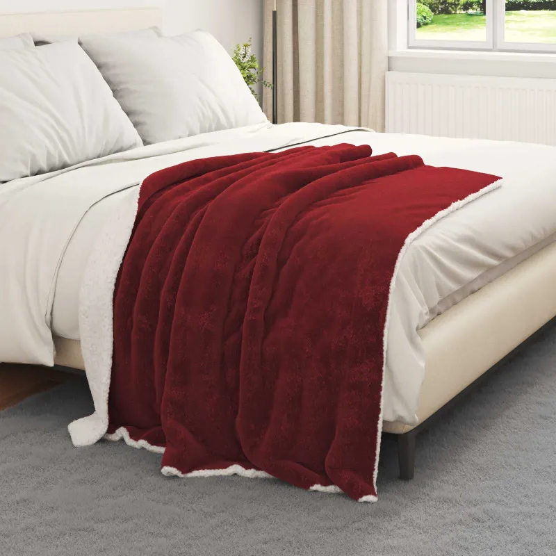Apklotas Bordo raudona 130 x 150 cm Flysas