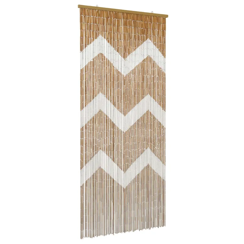 Kenkėjų Durų Užuolaida multicolor 200 x 90 cm Bambukas