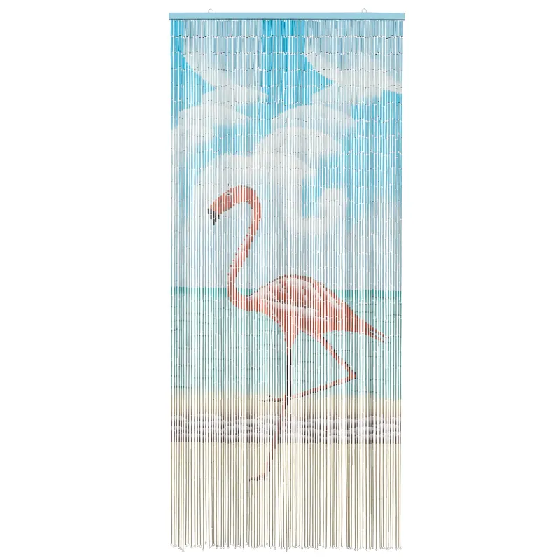 Kenkėjų Durų Užuolaida multicolor 200 x 90 cm Bambukas