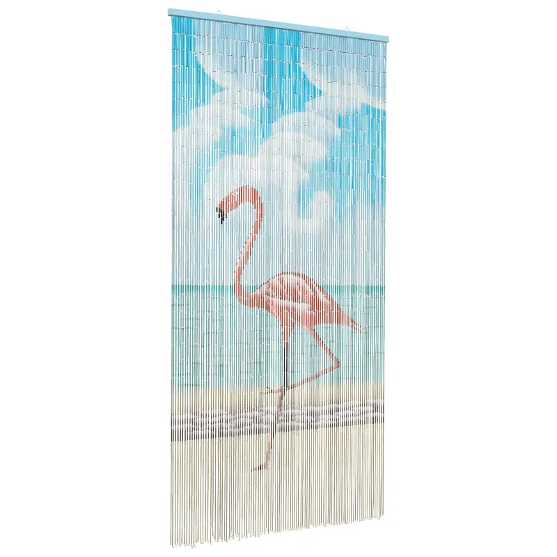 Kenkėjų Durų Užuolaida multicolor 200 x 100 cm Bambukas