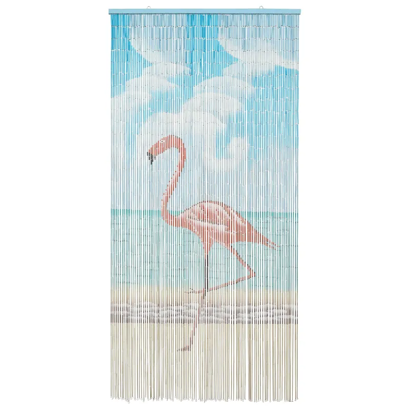 Kenkėjų Durų Užuolaida multicolor 200 x 100 cm Bambukas