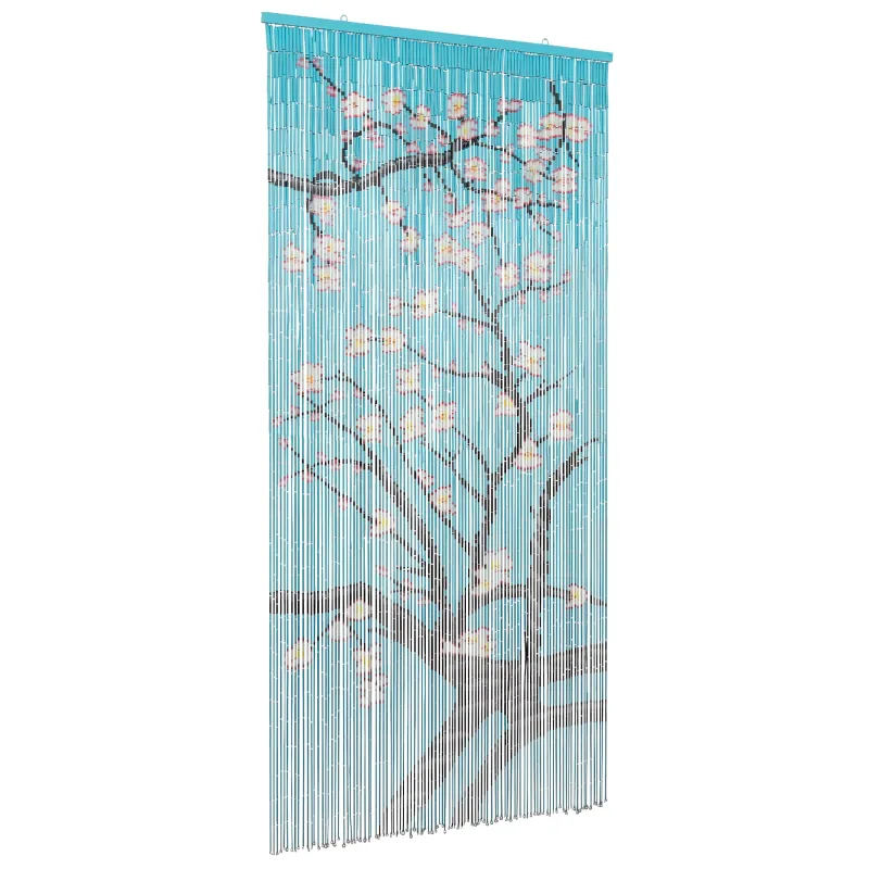 Kenkėjų Durų Užuolaida multicolor 200 x 100 cm Bambukas