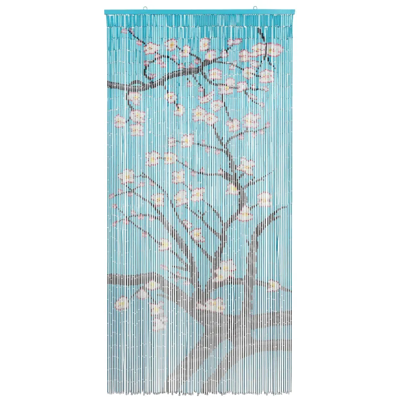 Kenkėjų Durų Užuolaida multicolor 200 x 100 cm Bambukas