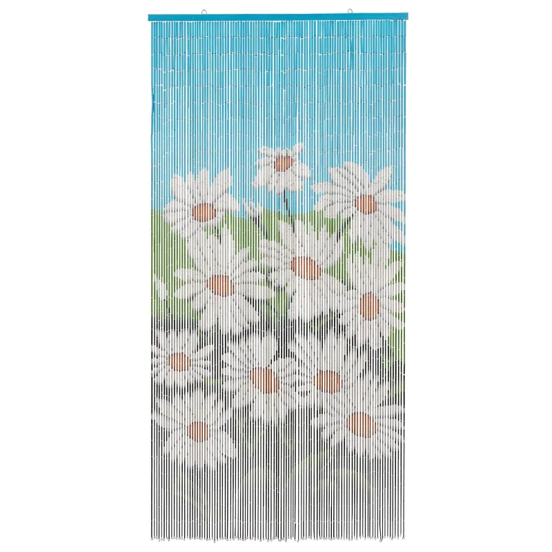 Kenkėjų Durų Užuolaida multicolor 200 x 100 cm Bambukas