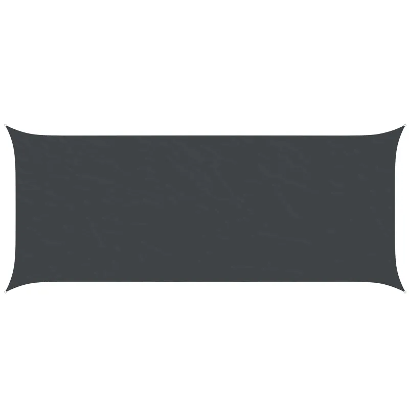 Saulės burė Juoda 6 x 2,5 m 100% poliesteris Oksfordas