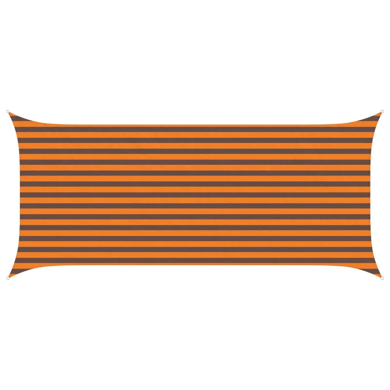 Saulės burė Oranžinė ir ruda 4,5 x 2 m