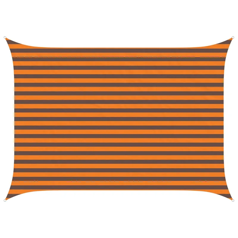 Saulės burė Oranžinė ir ruda 3,5 x 2,5 m