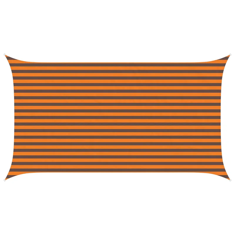 Saulės burė Oranžinė ir ruda 4,5 x 2,5 m