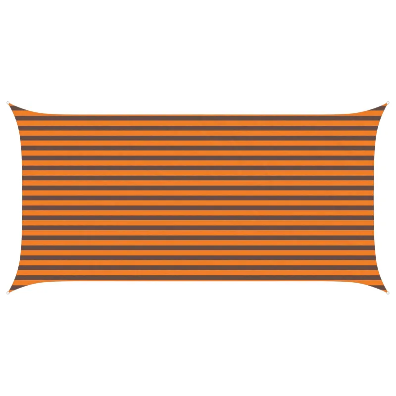 Saulės burė Oranžinė ir ruda 5 x 2,5 m