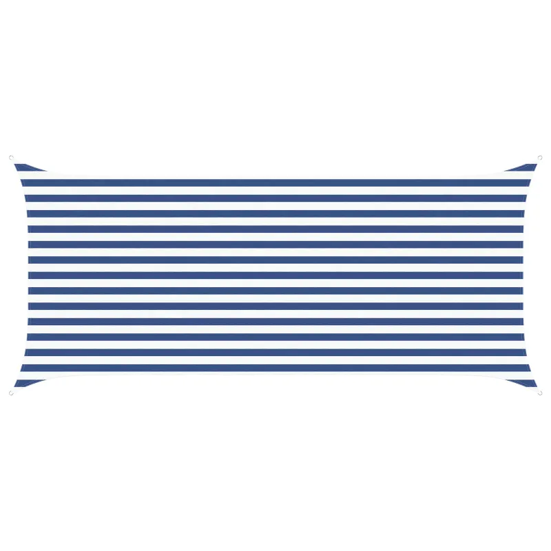 Saulės burė Mėlyna ir balta 4,5 x 2 m