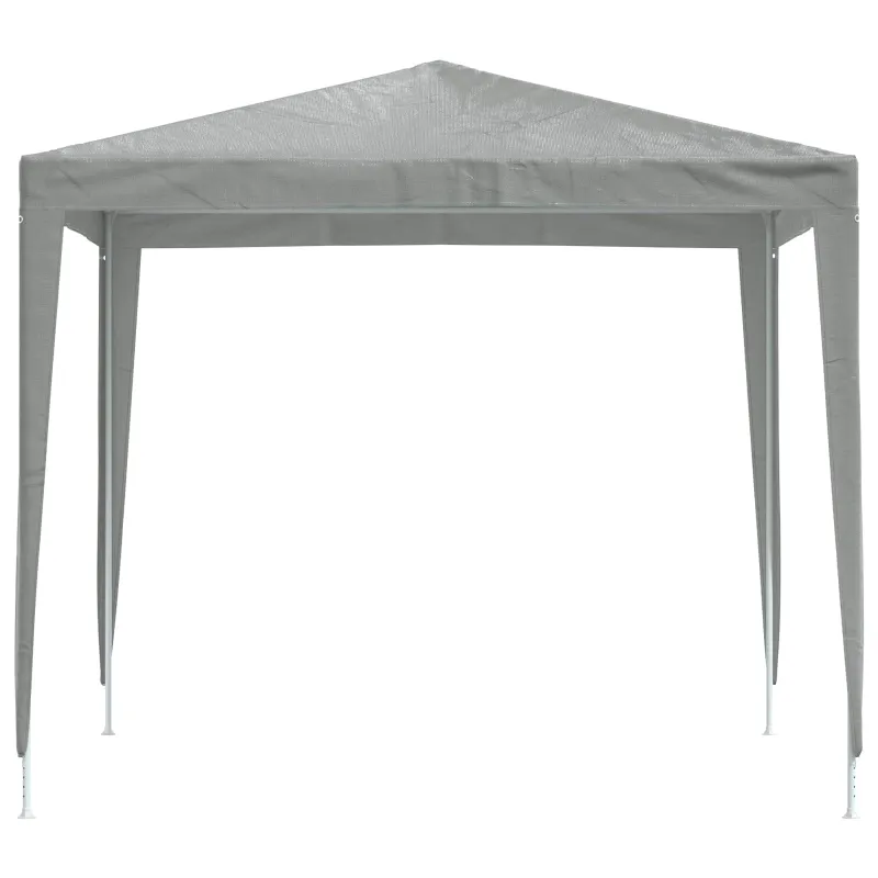 Šventės palapinė 250 x 250 x 240 cm Šviesiai pilka