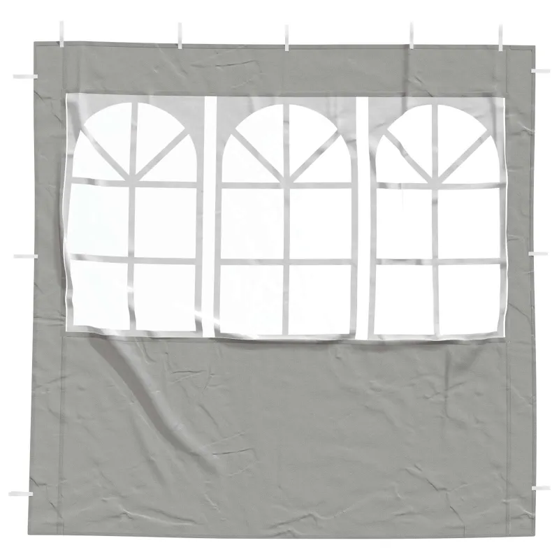 Šventinės palapinės šoninė siena 2 pcs 200 x 195 cm
