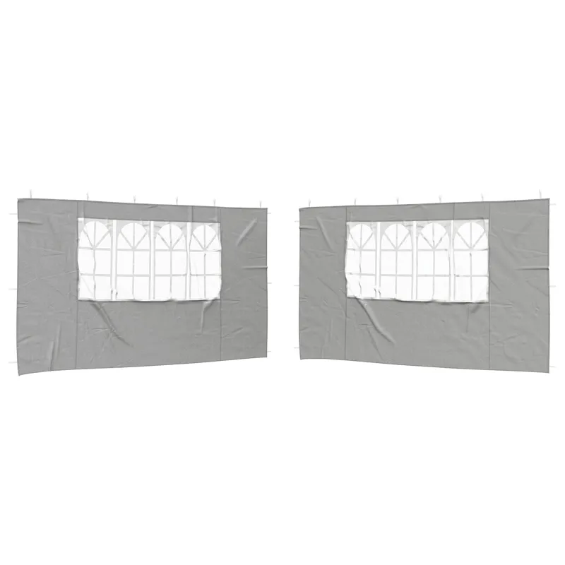 Šventinės palapinės šoninė siena 2 pcs 400 x 195 cm