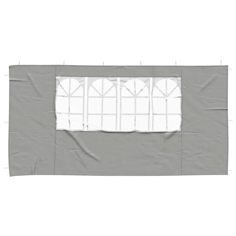 Šventinės palapinės šoninė siena 2 pcs 400 x 195 cm