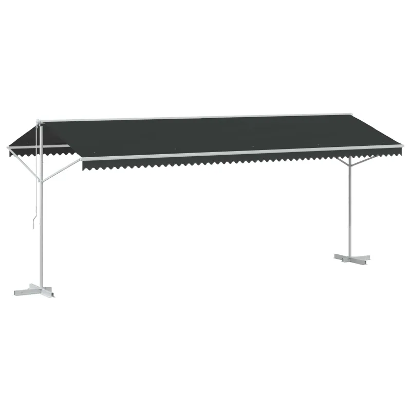 Atvira markizė Antracito 6 x 3 m Poliesteris