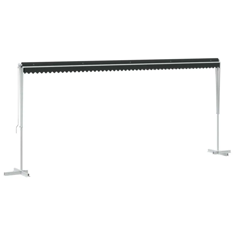Atvira markizė Antracito 6 x 3 m Poliesteris