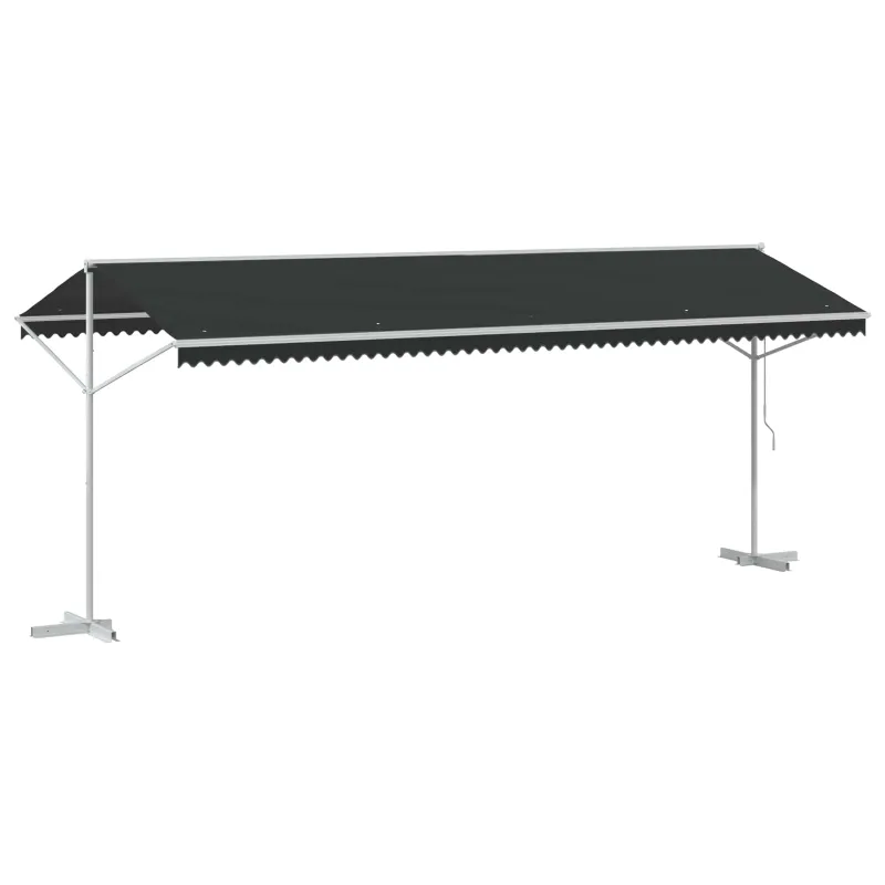 Atvira markizė Antracito 6 x 3 m Poliesteris