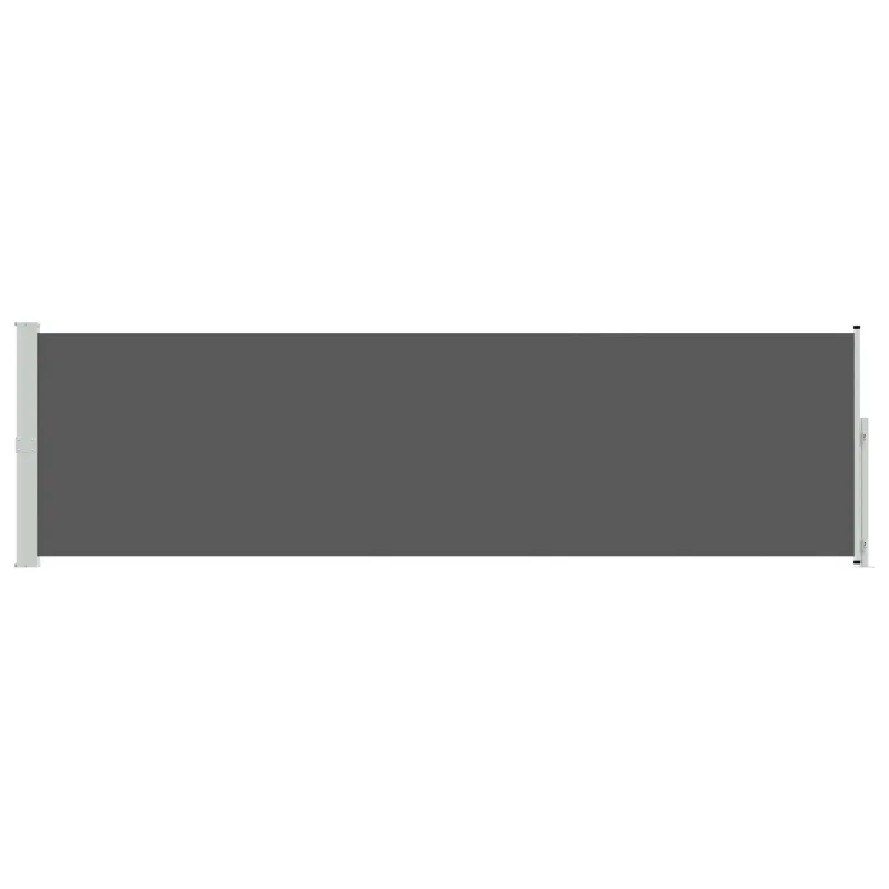 Ištraukiama šoninė užuolaida Antracito 300 x 170 cm Poliesteris
