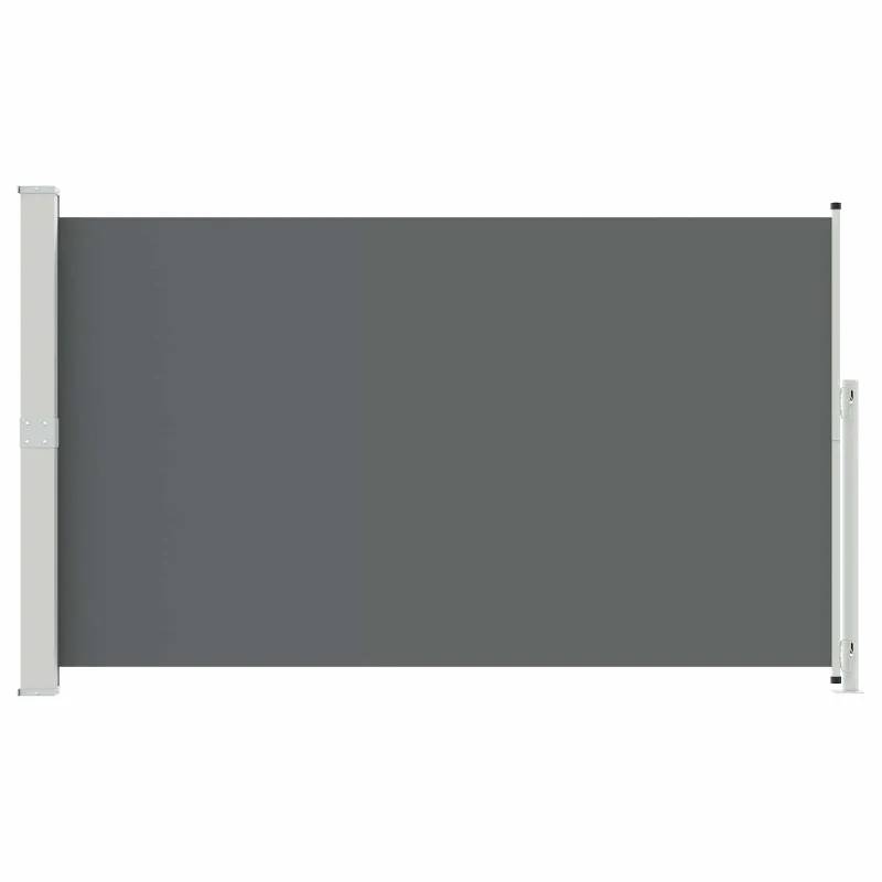 Ištraukiama šoninė užuolaida Antracito 300 x 180 cm Poliesteris