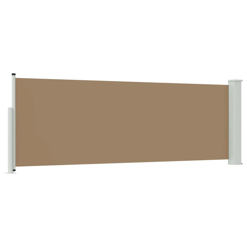 Ištraukiama šoninė užuolaida Taupe 500 x 100 cm Poliesteris