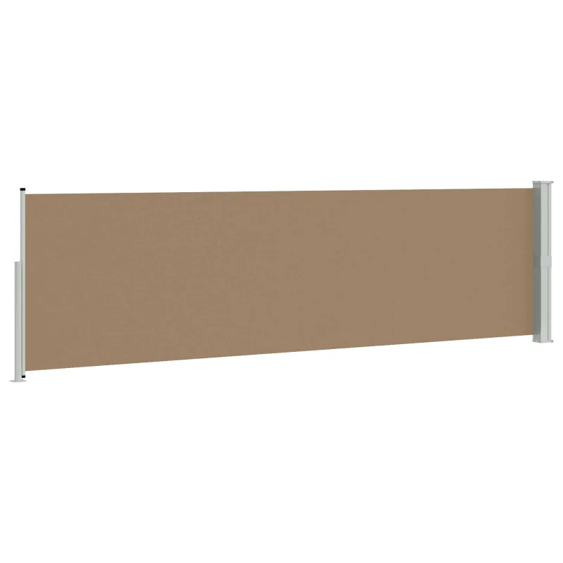 Ištraukiama šoninė užuolaida Taupe 500 x 140 cm Poliesteris