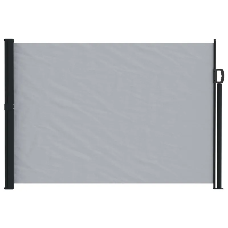 Ištraukiama šoninė užuolaida Pilka 300 x 140 cm Poliesteris