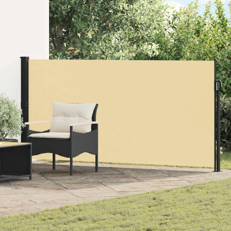 Ištraukiama šoninė užuolaida Smėlio 500 x 120 cm Poliesteris