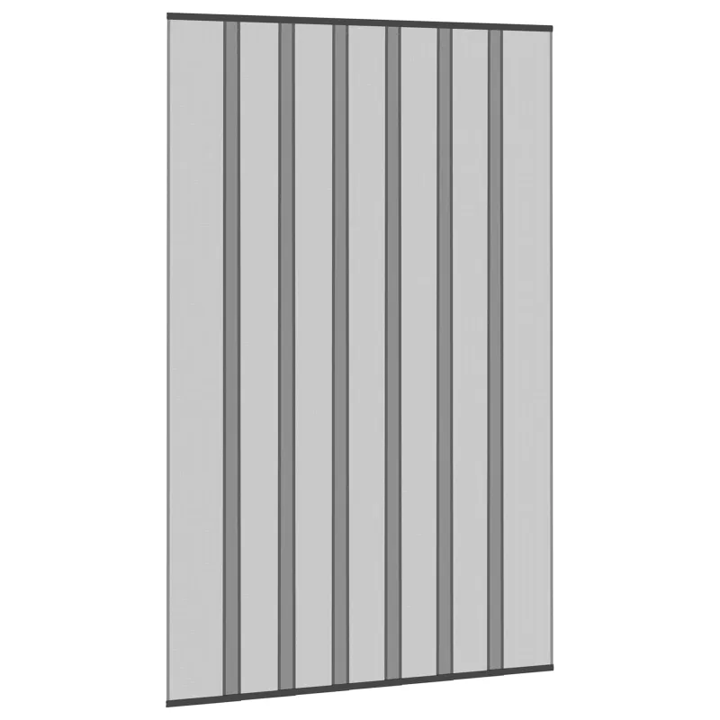 Klaidų užuolaida su tinkleliu Juoda 160 x 240 cm Poliesteris