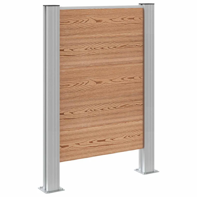 Atliekų konteinerio tvora Ruda 85 x 12 x 115 cm Alavas ir WPC