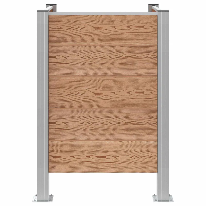Atliekų konteinerio tvora Ruda 85 x 85 x 115 cm Alavas ir WPC