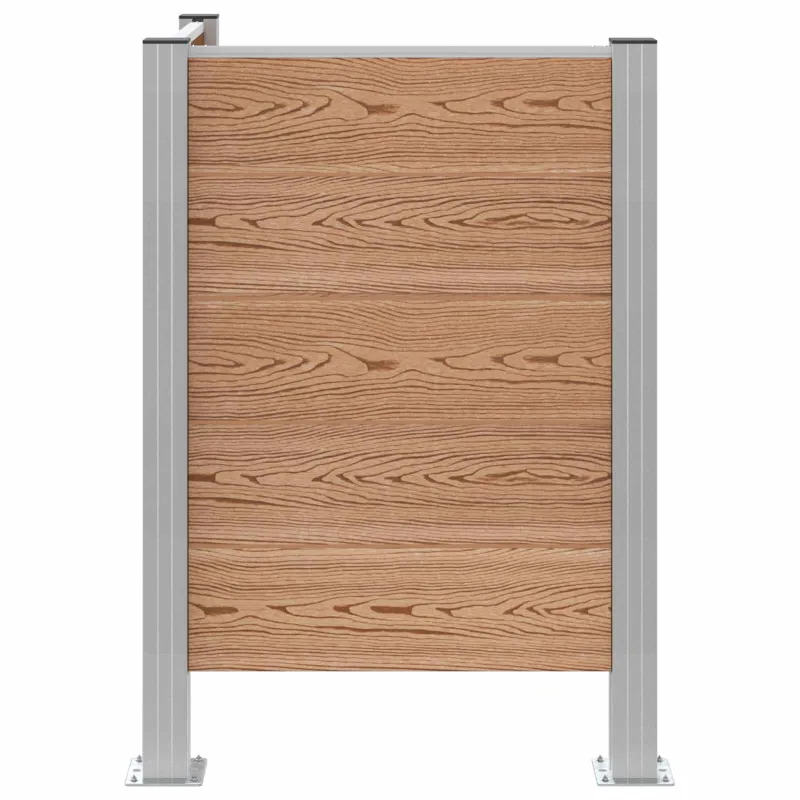 Atliekų konteinerio tvora Ruda 85 x 85 x 115 cm Alavas ir WPC