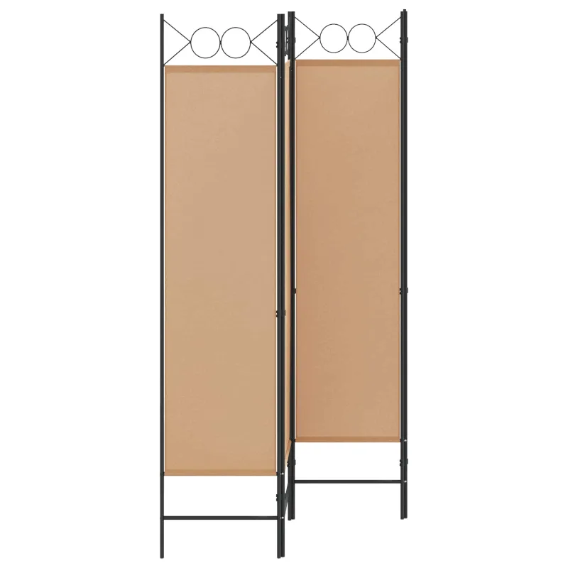 4-skydelis kambario skirstytuvas Smėlio 160 x 180 cm Audinys
