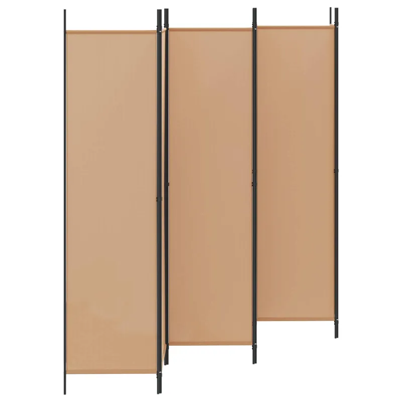 6-skydelio kambario pertvara Smėlio 300 x 200 cm Audinys