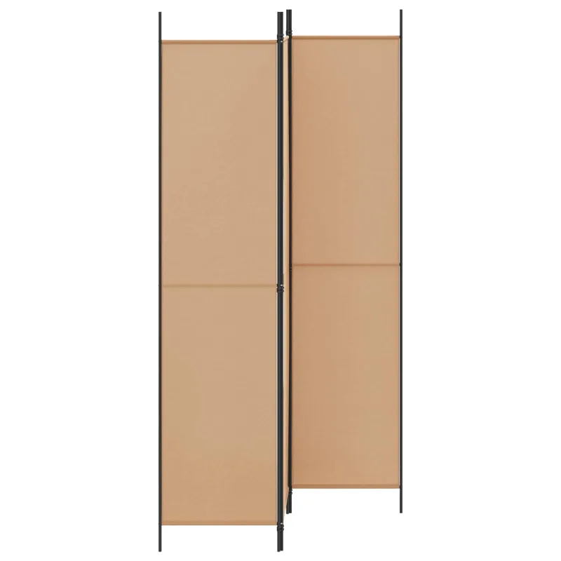 3-panelis kambario skirstytuvas Smėlio 150 x 220 cm Audinys