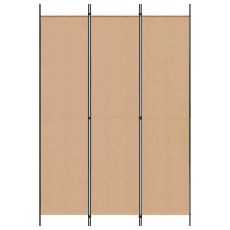 3-panelis kambario skirstytuvas Smėlio 150 x 220 cm Audinys