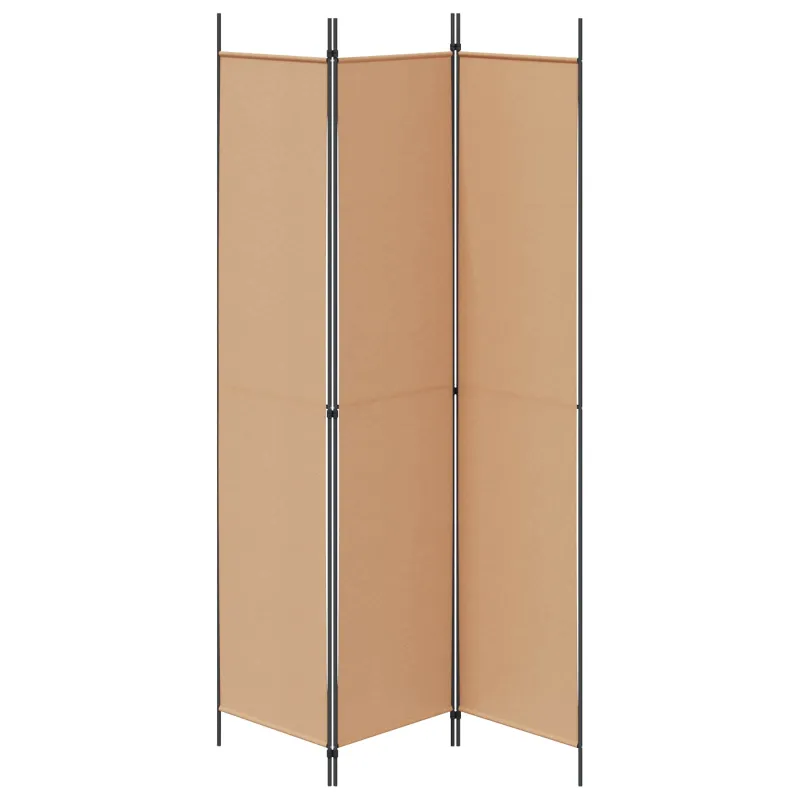 3-panelis kambario skirstytuvas Smėlio 150 x 220 cm Audinys