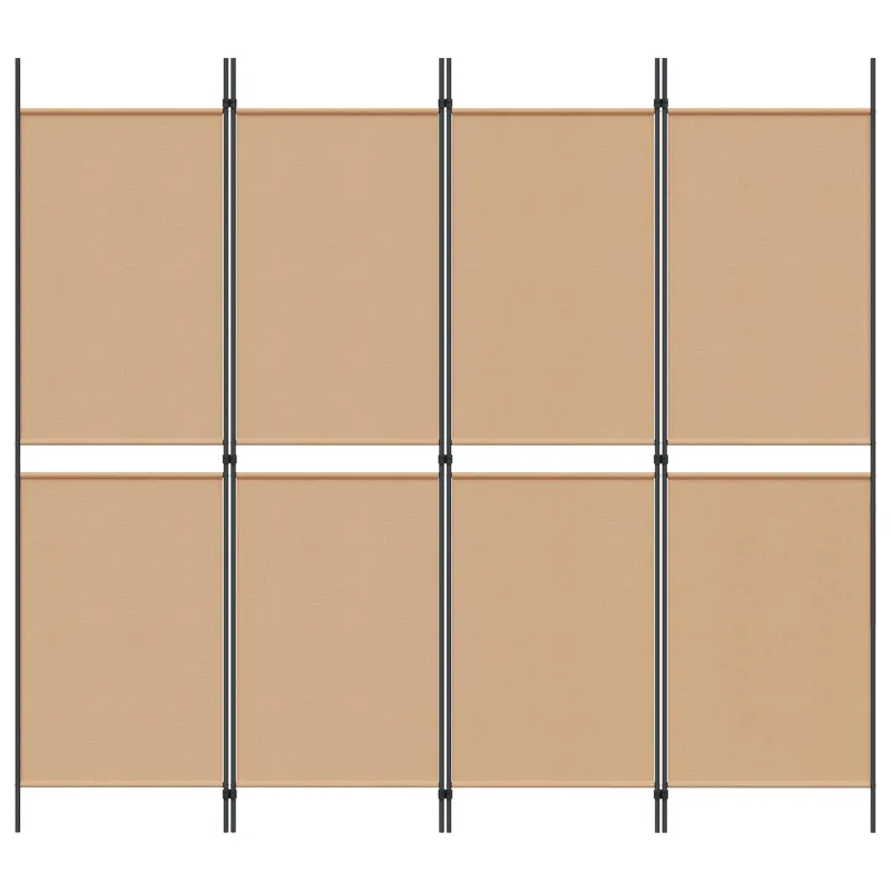 4-skydelių kambarį skiriantis Smėlio 200 x 180 cm Audinys