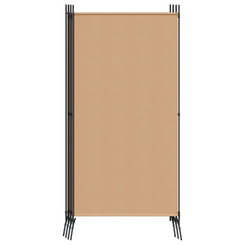 6-skydelio kambario pertvara Smėlio 520 x 180 cm Audinys