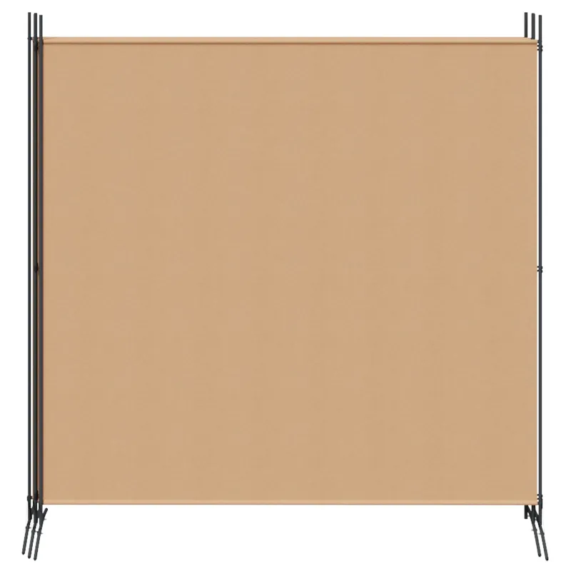 4-skydelis kambario skirstytuvas Smėlio 698 x 180 cm Audinys
