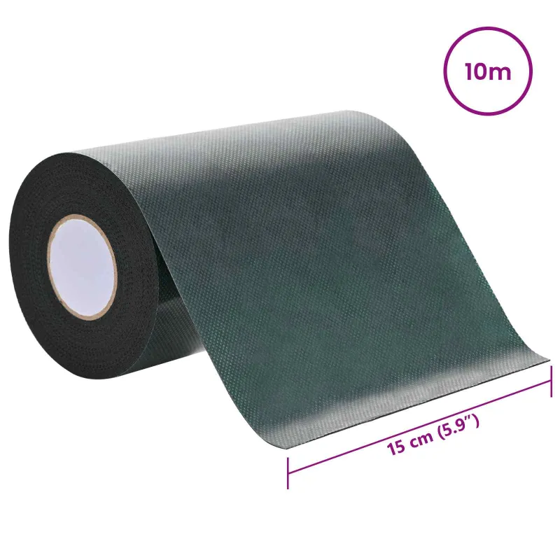 Dirbtinio žolės juosta su klijais Žalia 15 cm x 10 m