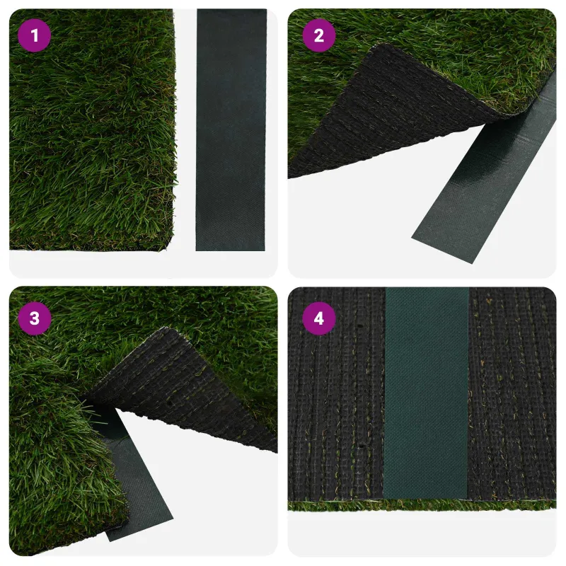 Dirbtinio žolės juosta su klijais Žalia 5 cm x 20 m