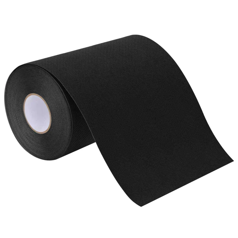 Dirbtinio žolės juosta su klijais Juoda 15 cm x 10 m