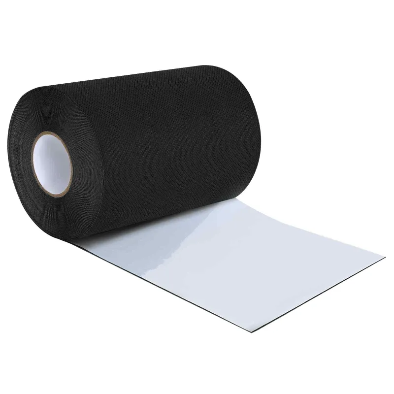 Dirbtinio žolės juosta su klijais Juoda 15 cm x 10 m