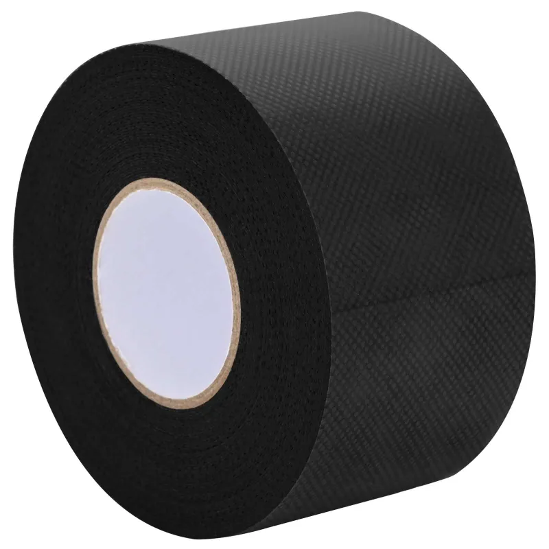 Dirbtinio žolės juosta su klijais Juoda 5 cm x 10 m