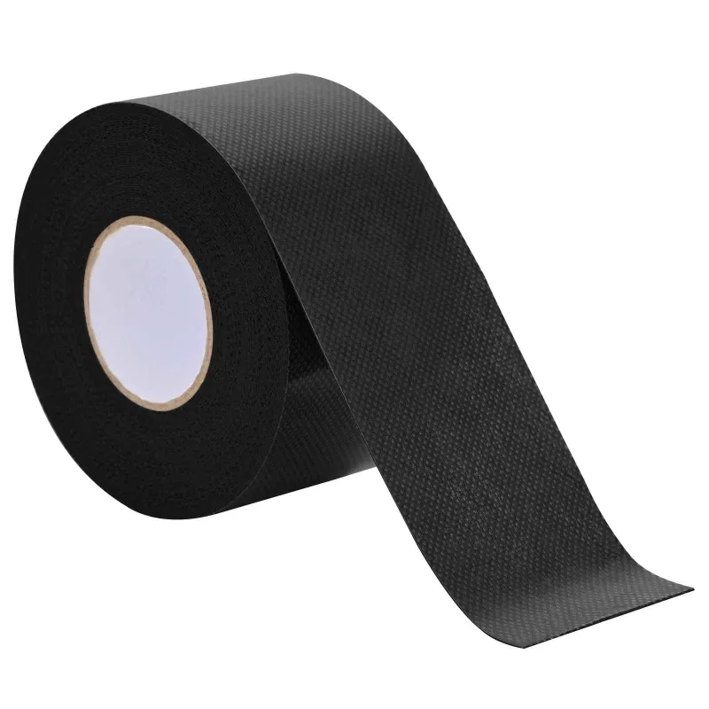 Dirbtinio žolės juosta su klijais Juoda 5 cm x 10 m